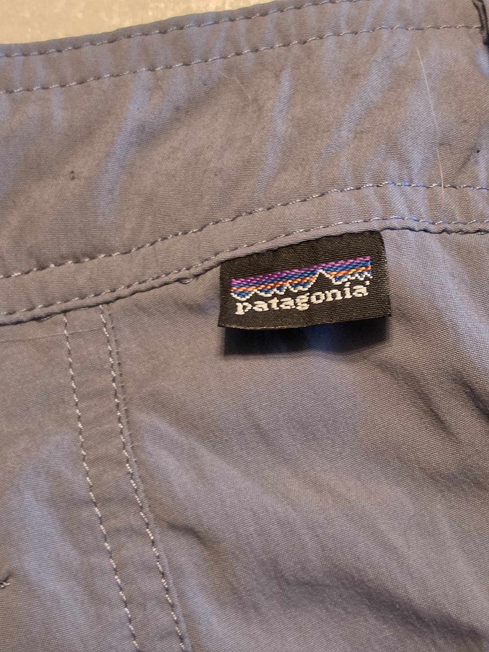 Patagonia Women's Slate Blue Hybrid Shorts - Picture 4 of 5